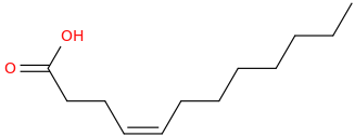 4 dodecenoic acid, (4z) 